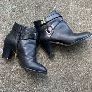 Louise et Cir Black Booties Size 6.5 backless boots